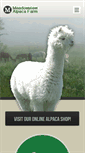 Mobile Screenshot of meadowviewalpacafarm.com