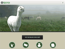 Tablet Screenshot of meadowviewalpacafarm.com